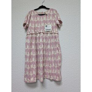 Kate Quinn Modal Dawn Elephant Lotus Rainbow Empire Dress 5Y